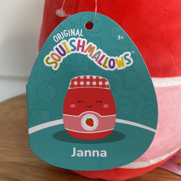 Squishmallows Toys Squishmallow Janna The Strawberry Jam 7 Poshmark